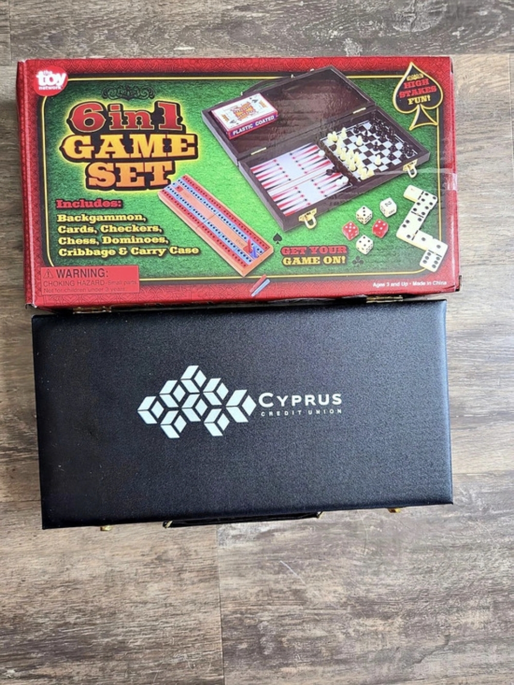 Never Used 6 in 1 Board Game Set